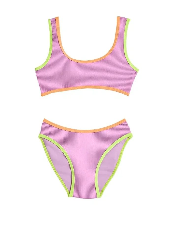 Купальник бикини Snapper Rock Kids Vacay Pop Recycled Crop