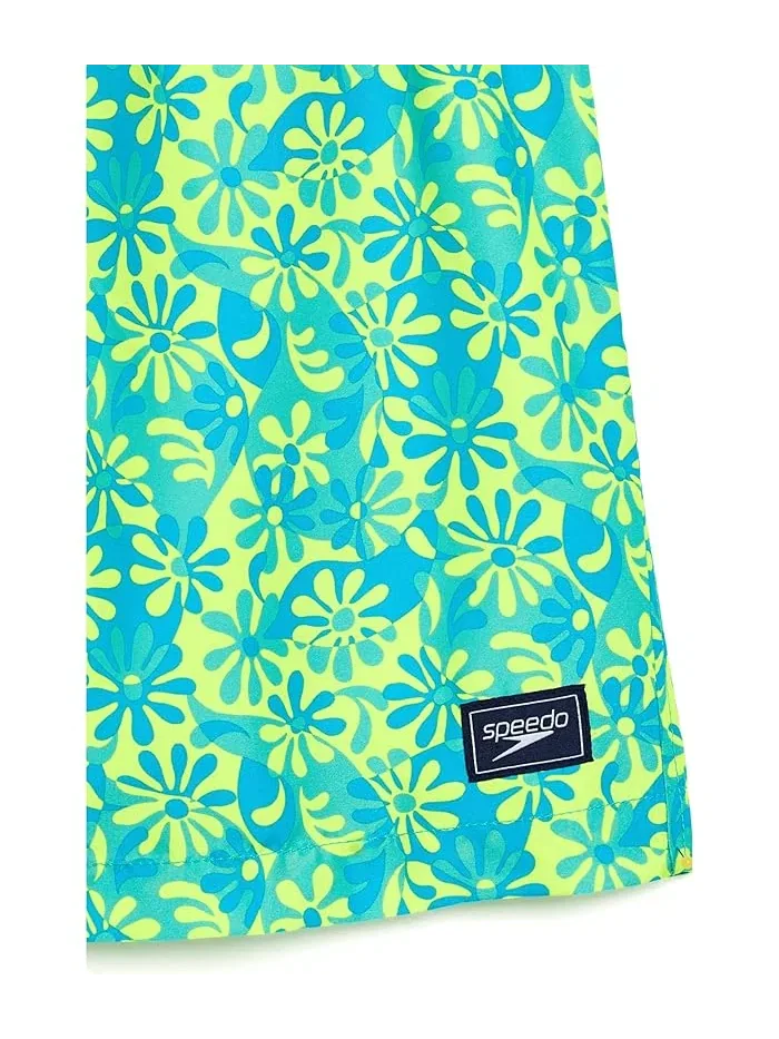 Плавки средней длины Redondo Printed Speedo Kids — изображение 3 из 3, синий