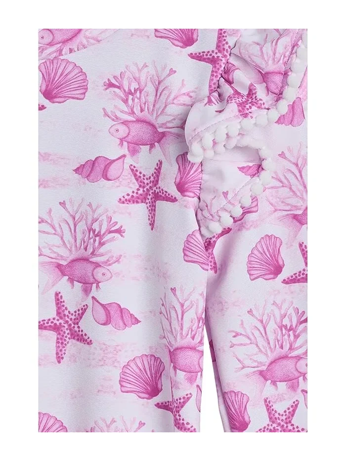 Солнцезащитный костюм с длинным рукавом Lagoon Snapper Rock Kids — изображение 3 из 3, розовый
