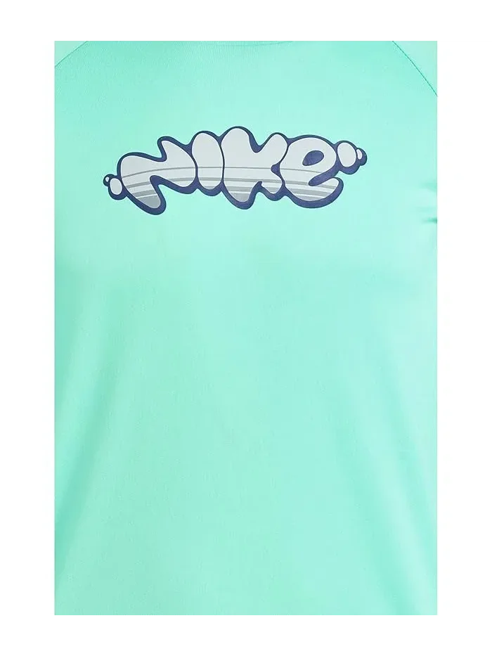 Купальный костюм с длинным рукавом и шортами Nike Kids — изображение 3 из 3, бирюзовый