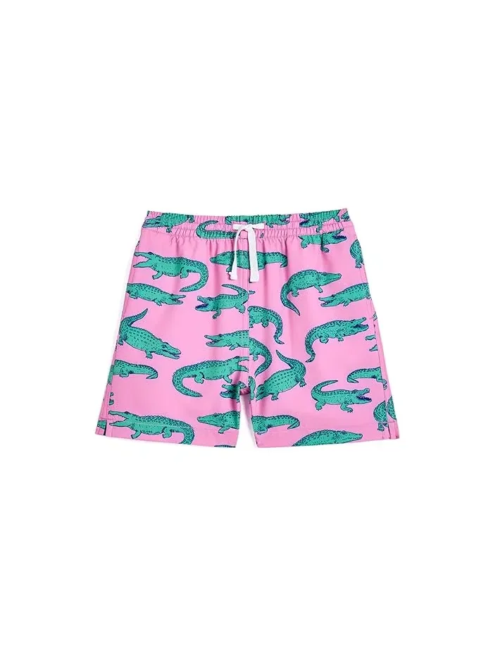 Плавки с крокодиловым принтом The Lil Glades Swim Trunks Chubbies Kids