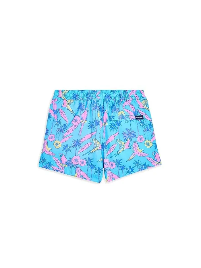 Плавки The Flock Parties Lined Swim Trunk Chubbies Kids — изображение 2 из 3, голубой