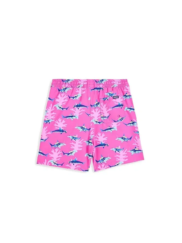 Плавки с акулами Chubbies Kids — изображение 2 из 3, яркий розовый