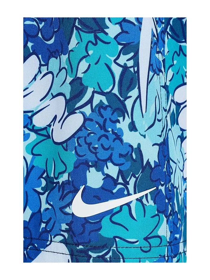 Плавки Nike Kids Breaker Floral All Over Print 7" Boxer Volley — изображение 3 из 3, синий