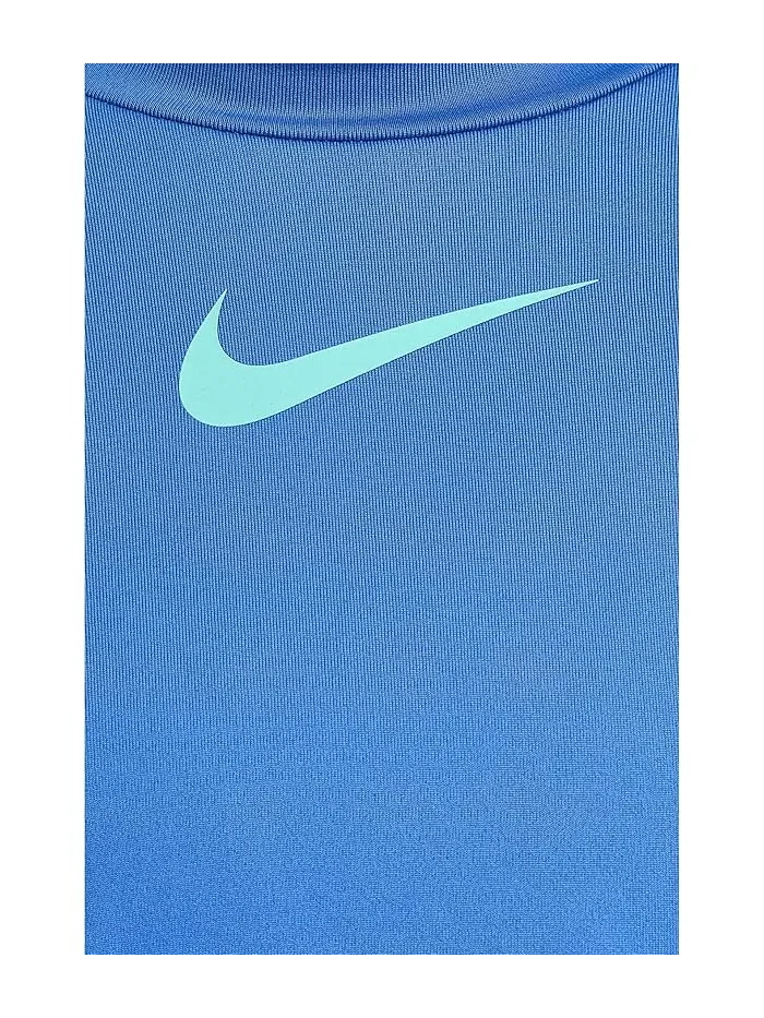 Купальный костюм для девочек с длинным рукавом модель Aquatic Awe Nike Kids — изображение 3 из 3, синий