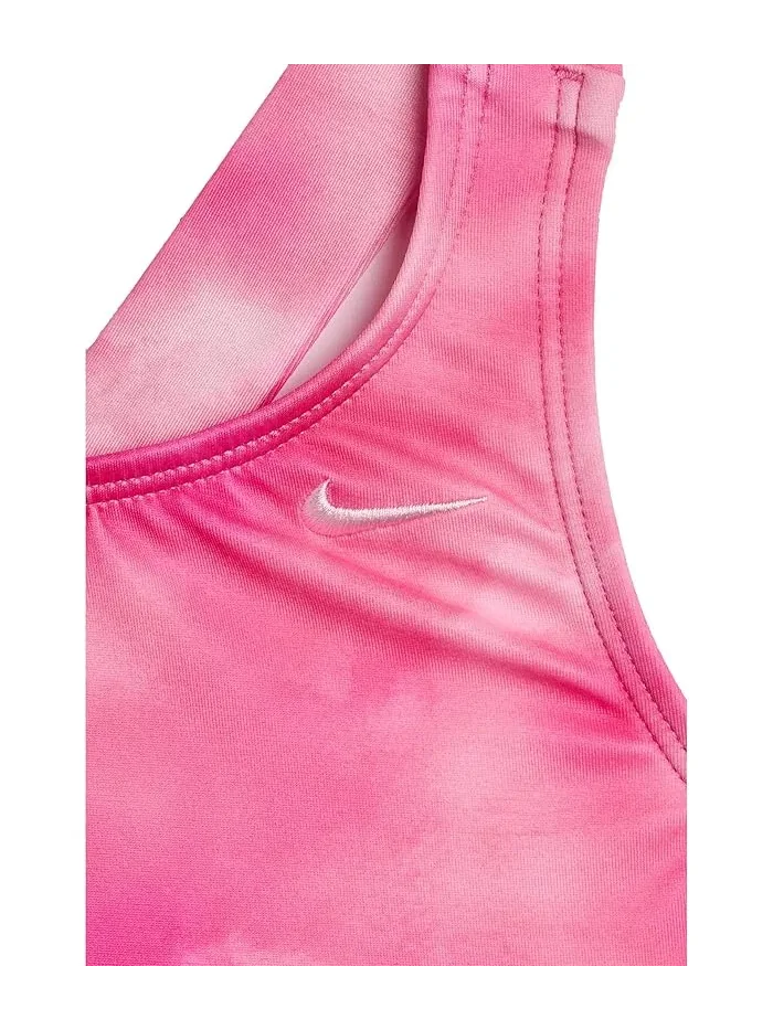 Купальник с длинным рукавом и мидкини тай-дай Nike Kids — изображение 3 из 3, синий/красный