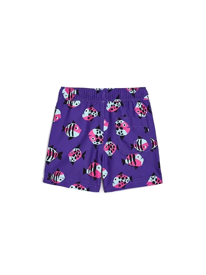 Плавки классические Printed Classic Trunks Hanna Andersson, Fishy Fun — изображение 2 из 3, рыбья радость