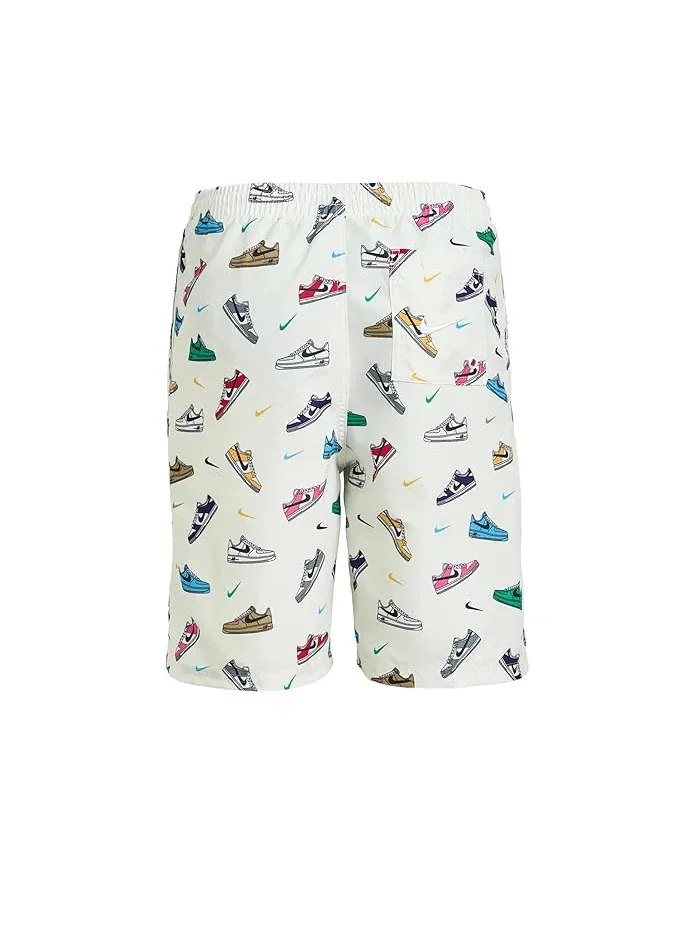 Плавки Nike Kids Multi Sneaker 7" Brief Lined Volley — изображение 2 из 3, голубой