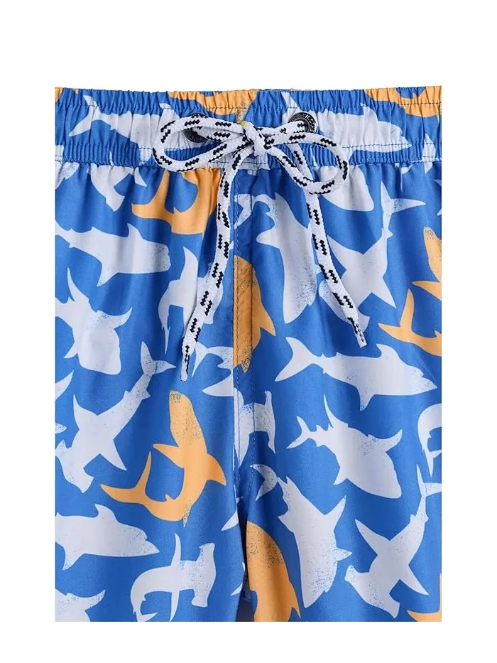 Плавки Shark Squad Swim Shorts Snapper Rock Kids — изображение 3 из 3, синий