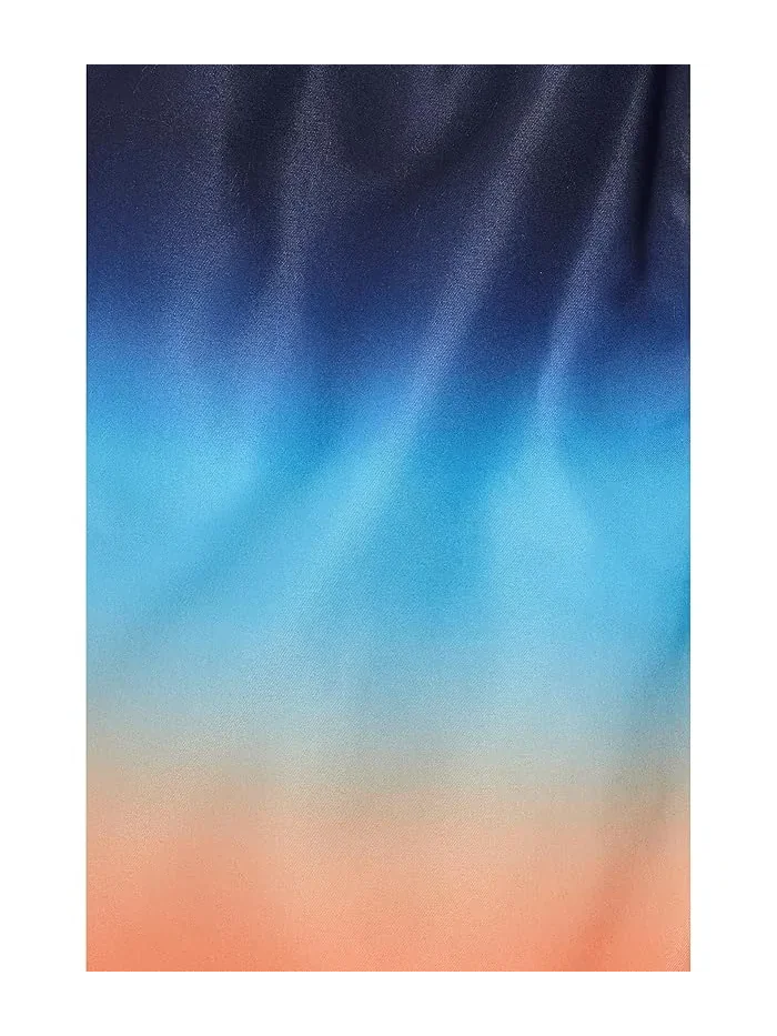 Плавки градиентные Gradient Swim Trunks Deux par Deux — изображение 3 из 3, синий/оранжевый