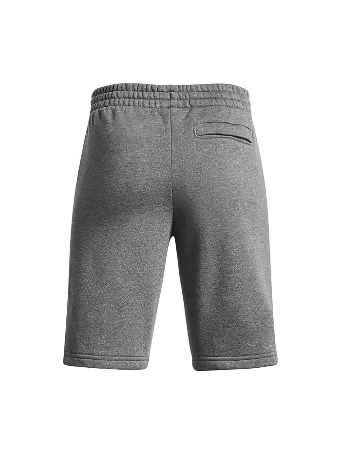 Шорты флисовые Rival Fleece Under Armour Kids — изображение 2 из 2, светлый/белый
