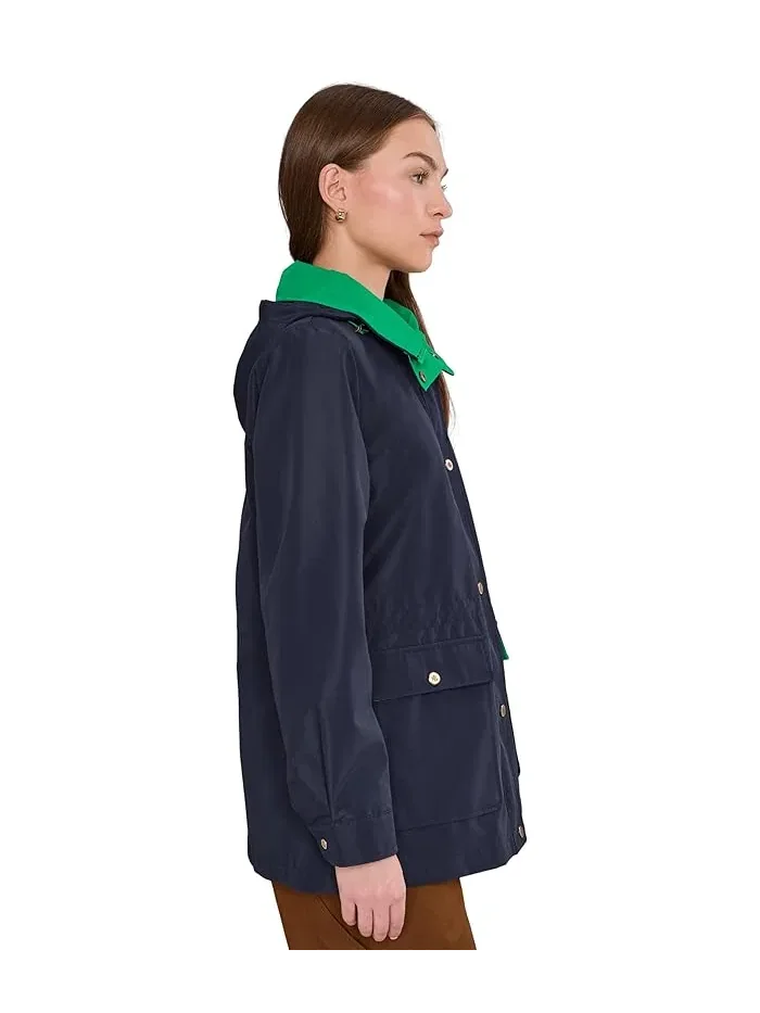 Куртка с капюшоном Anorak Contrast Hood Lauren Ralph Lauren — изображение 3 из 5, темный темно-синий