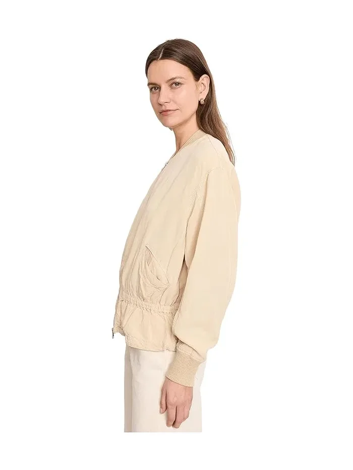 Куртка Sofi AllSaints — изображение 3 из 5, песочный коричневый