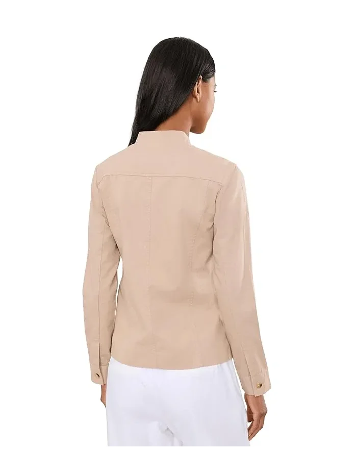 Куртка Cotton Twill Barn NIC+ZOE — изображение 4 из 5, белый