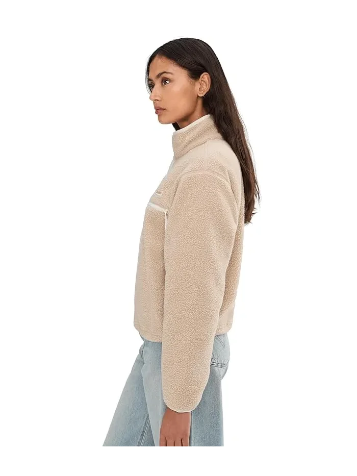 Флисовая куртка Columbia Helvetia II Cropped 1/2 Snap — изображение 3 из 5, фоссильный