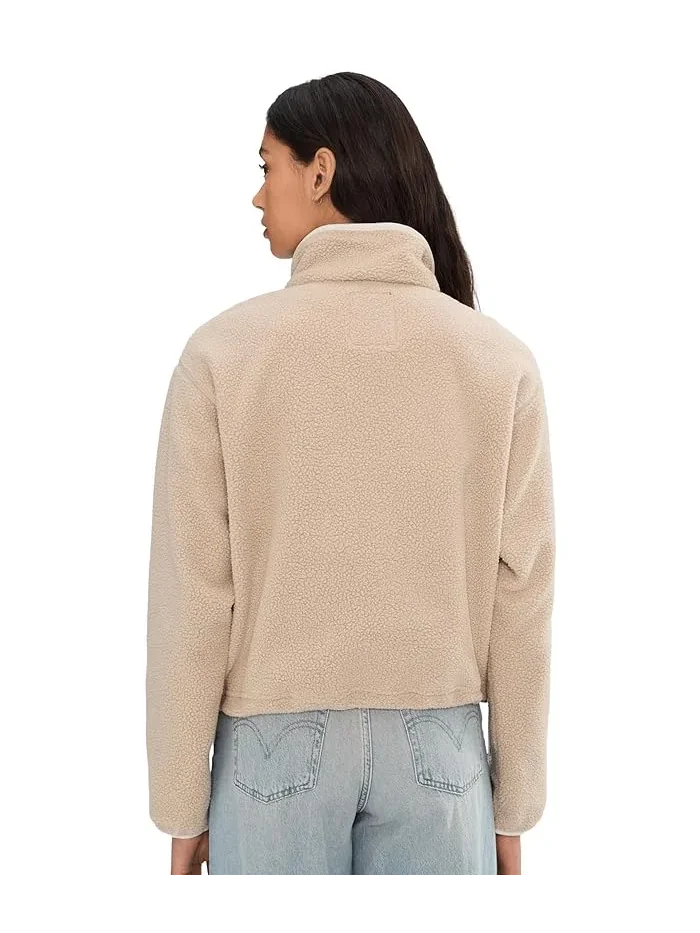 Флисовая куртка Columbia Helvetia II Cropped 1/2 Snap — изображение 4 из 5, фоссильный