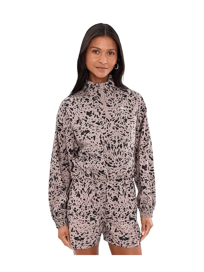 Куртка с принтом Relaxed Woven Half-zip Jacket PUMA