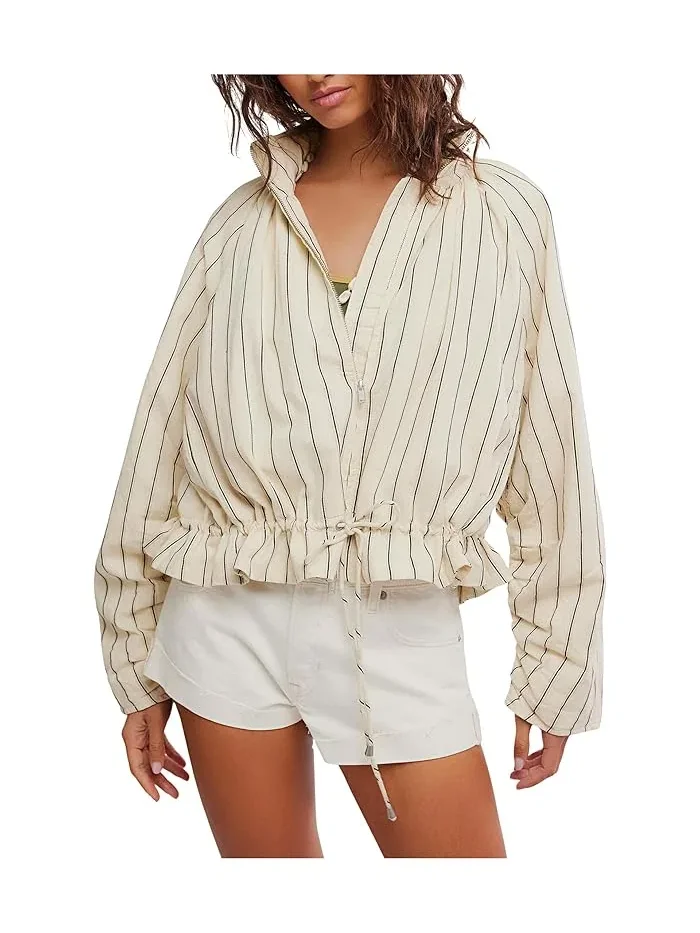 Куртка Free People Devon Striped Balloon