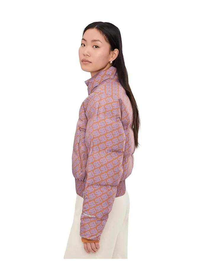 Куртка Ski Jacket Cropped Water Resistant Sweaty Betty — изображение 3 из 5, коричневый