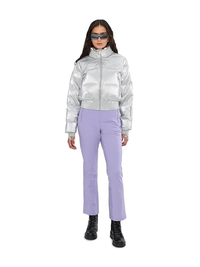 Куртка Ski Jacket Water Resistant Sweaty Betty — изображение 2 из 5, серебряный