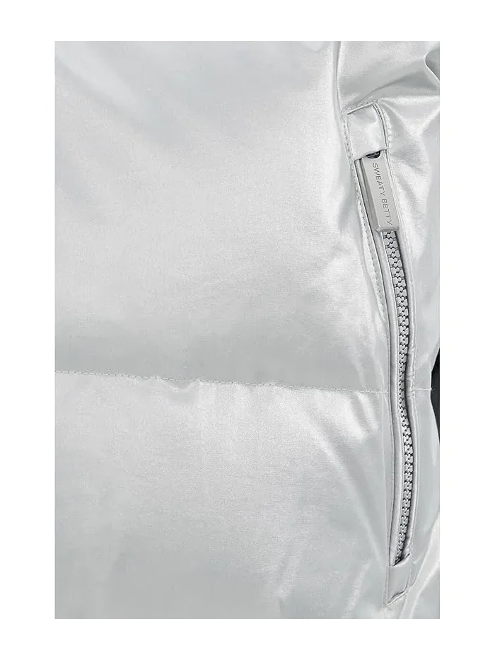 Куртка Ski Jacket Water Resistant Sweaty Betty — изображение 5 из 5, серебряный