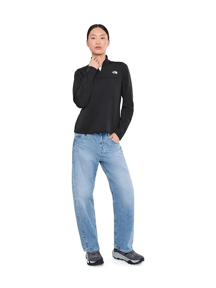Флисовая куртка Cedar Trail Grid Fleece ¼ Zip The North Face — изображение 2 из 5, черный