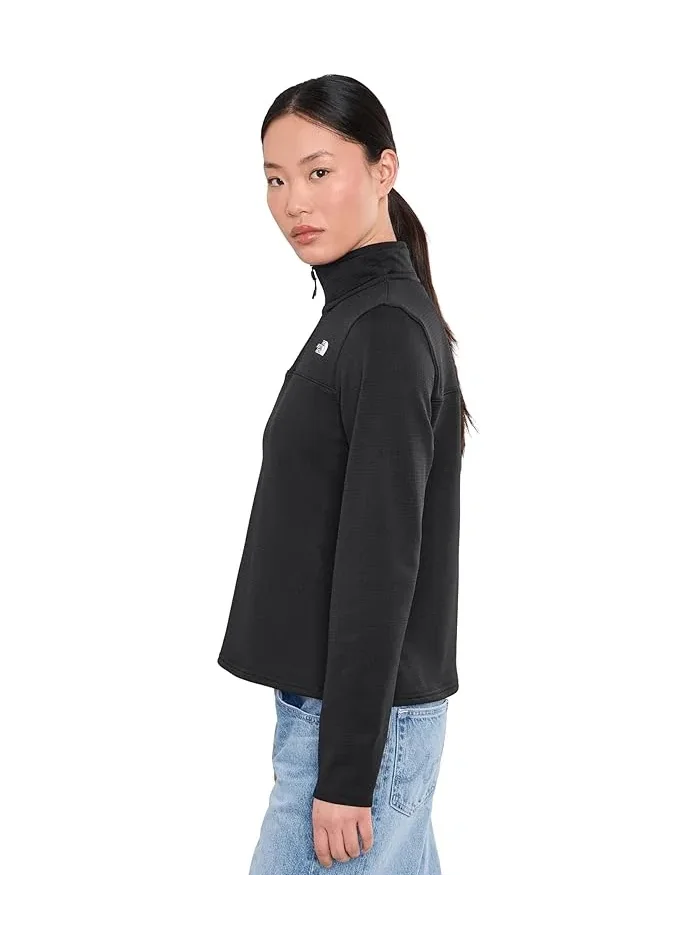 Флисовая куртка Cedar Trail Grid Fleece ¼ Zip The North Face — изображение 3 из 5, черный