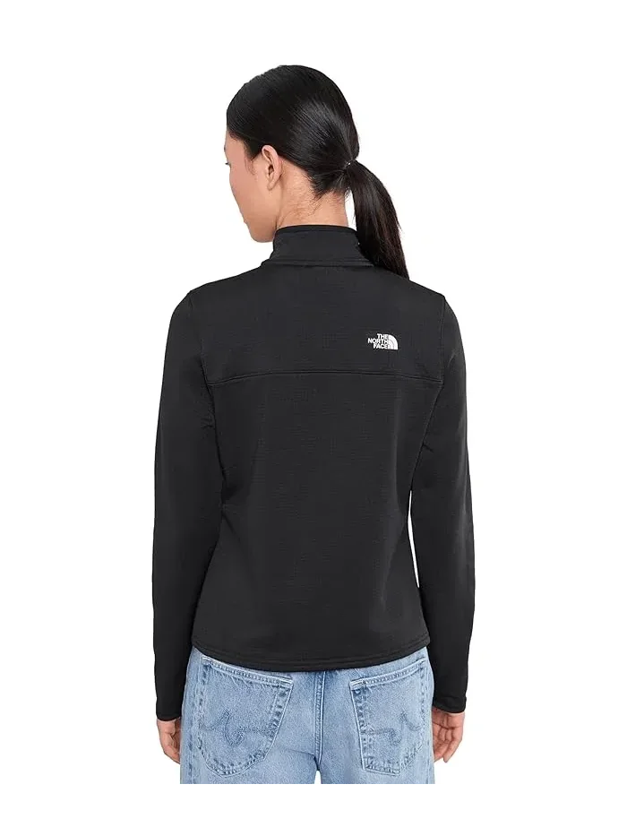 Флисовая куртка Cedar Trail Grid Fleece ¼ Zip The North Face — изображение 4 из 5, черный