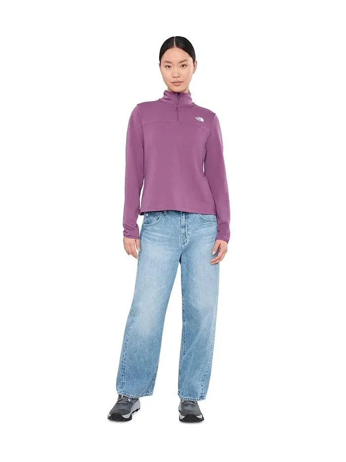 Флисовая куртка с четверть-застежкой Cedar Trail The North Face — изображение 2 из 5, фиолетовый