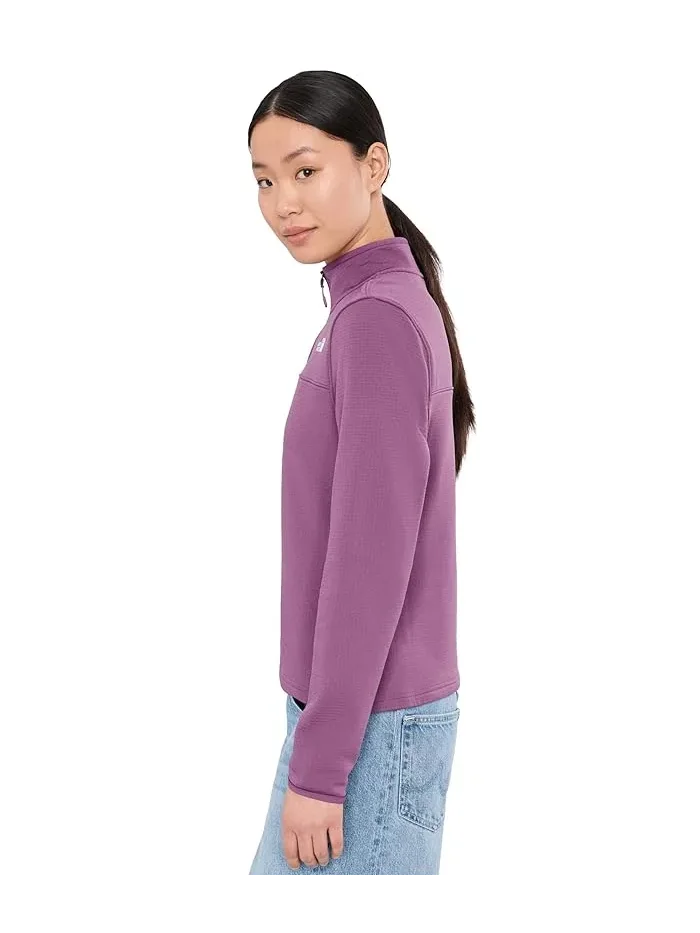 Флисовая куртка с четверть-застежкой Cedar Trail The North Face — изображение 3 из 5, фиолетовый