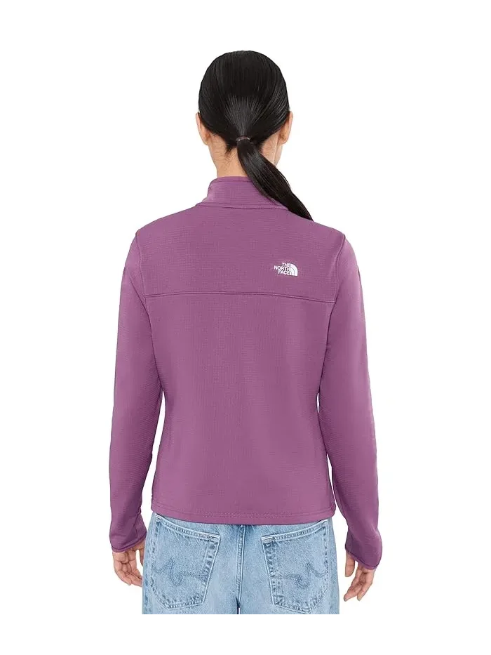 Флисовая куртка с четверть-застежкой Cedar Trail The North Face — изображение 4 из 5, фиолетовый