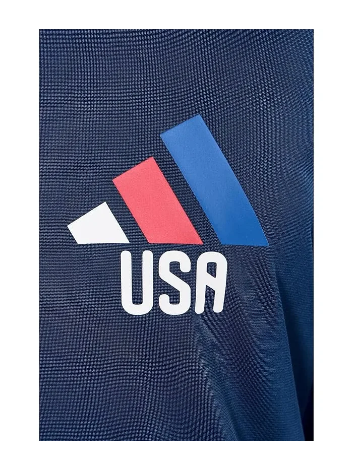 Куртка Adidas USA OLP Track Top — изображение 5 из 5, темно-синий синий