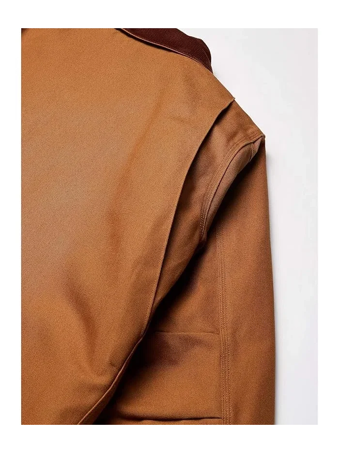 Куртка Carhartt Duck Detroit Big & Tall — изображение 2 из 4, коричневый
