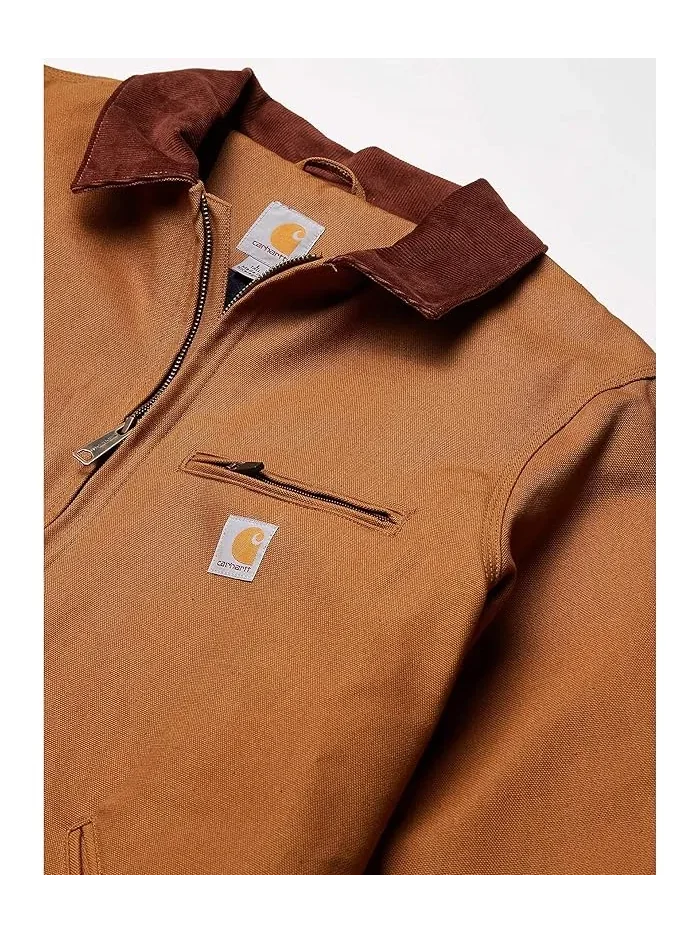 Куртка Carhartt Duck Detroit Big & Tall — изображение 3 из 4, коричневый