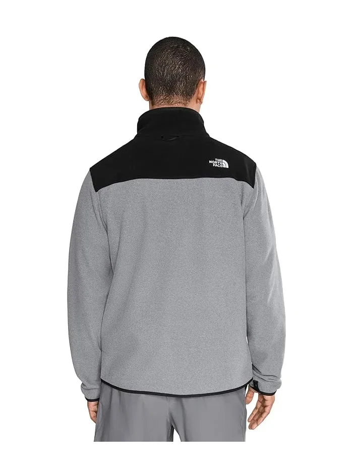 Флисовая куртка Glacier Fleece Colorblocked The North Face — изображение 4 из 5, серый/черный