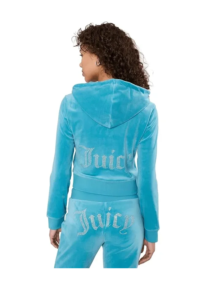 Толстовка с капюшоном OG Bling Juicy Couture — изображение 4 из 5, огранённое стекло