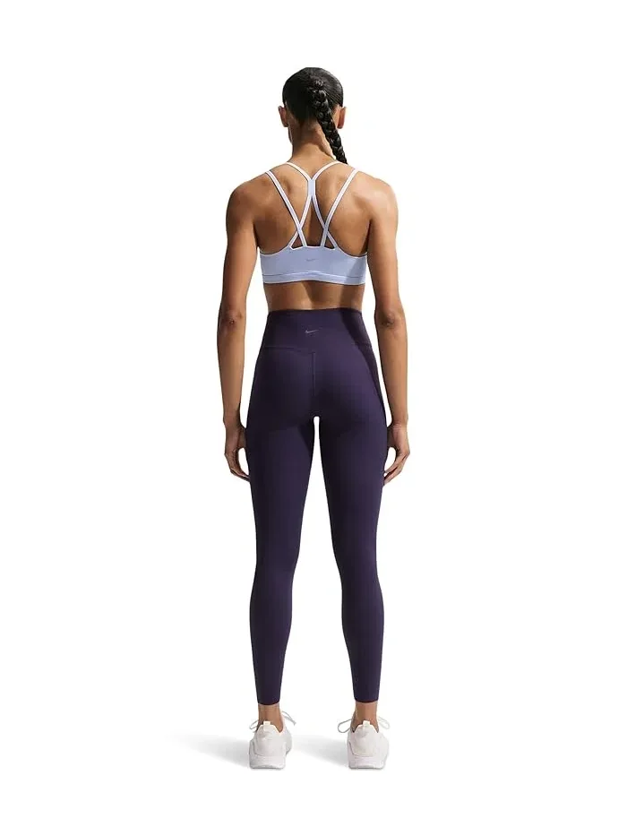 Спортивный бюстгальтер Dri-FIT Zenvy Strappy Nike — изображение 2 из 4, синий/белый
