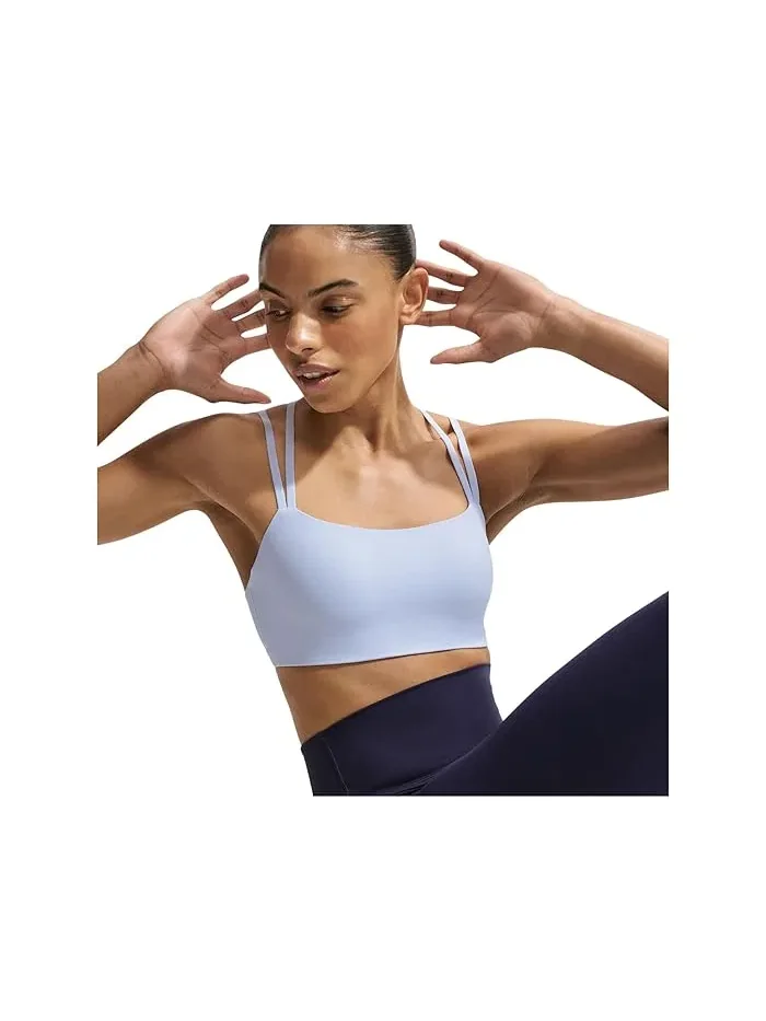 Спортивный бюстгальтер Dri-FIT Zenvy Strappy Nike — изображение 3 из 4, синий/белый