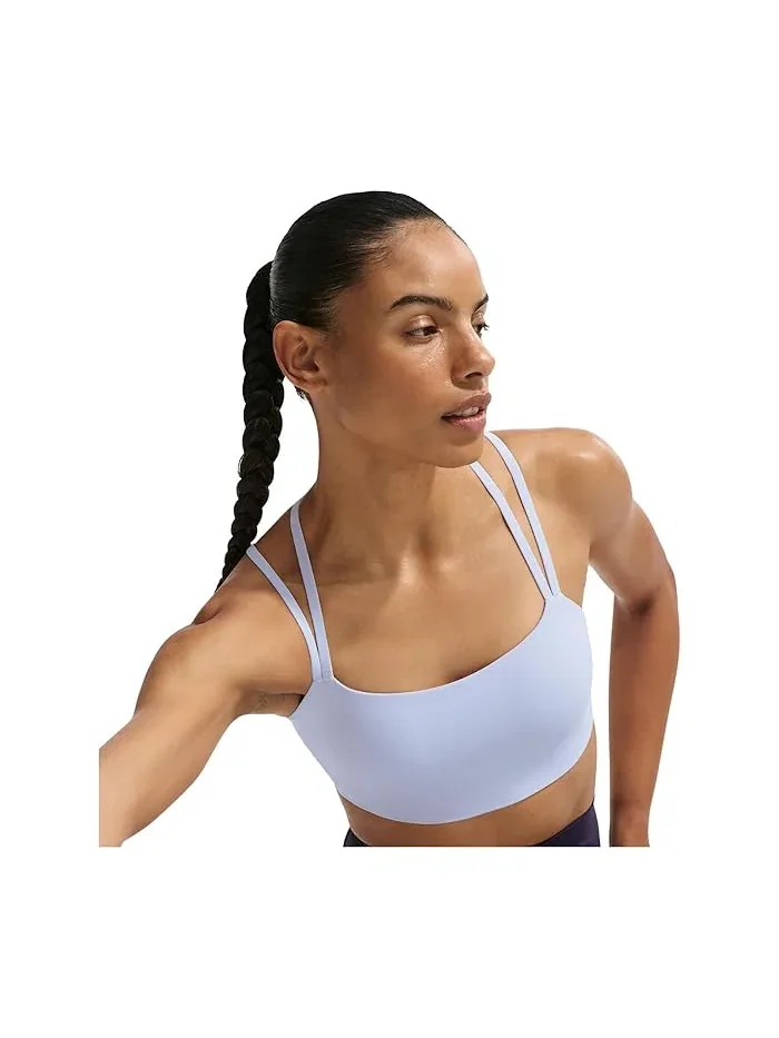 Спортивный бюстгальтер Dri-FIT Zenvy Strappy Nike — изображение 4 из 4, синий/белый