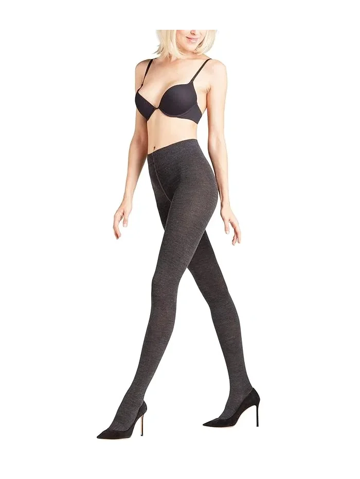 Колготки шерстяные Soft Merino Falke — серый
