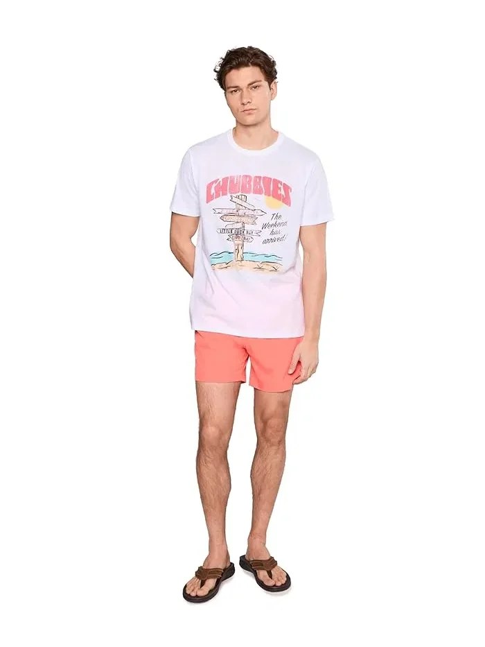 Плавки классические The Peach Perfects 5.5" Chubbies — изображение 2 из 5, коралл