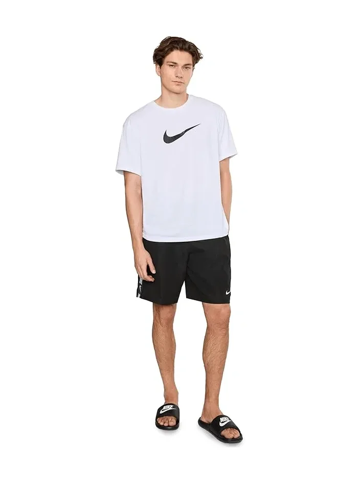 Шорты для плавания с встроенным бельем Breaker Logo Tape 9" Nike — изображение 2 из 5, черный