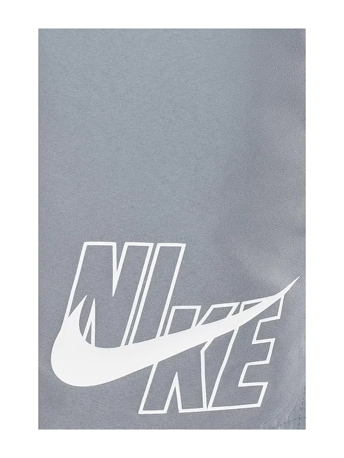 Плавки Nike Breaker Logo 5" Brief Lined Volley — изображение 5 из 5, серый