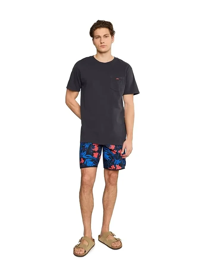 Плавки с цветочным принтом Jetty Bloom 19 Quiksilver — изображение 2 из 5, серый