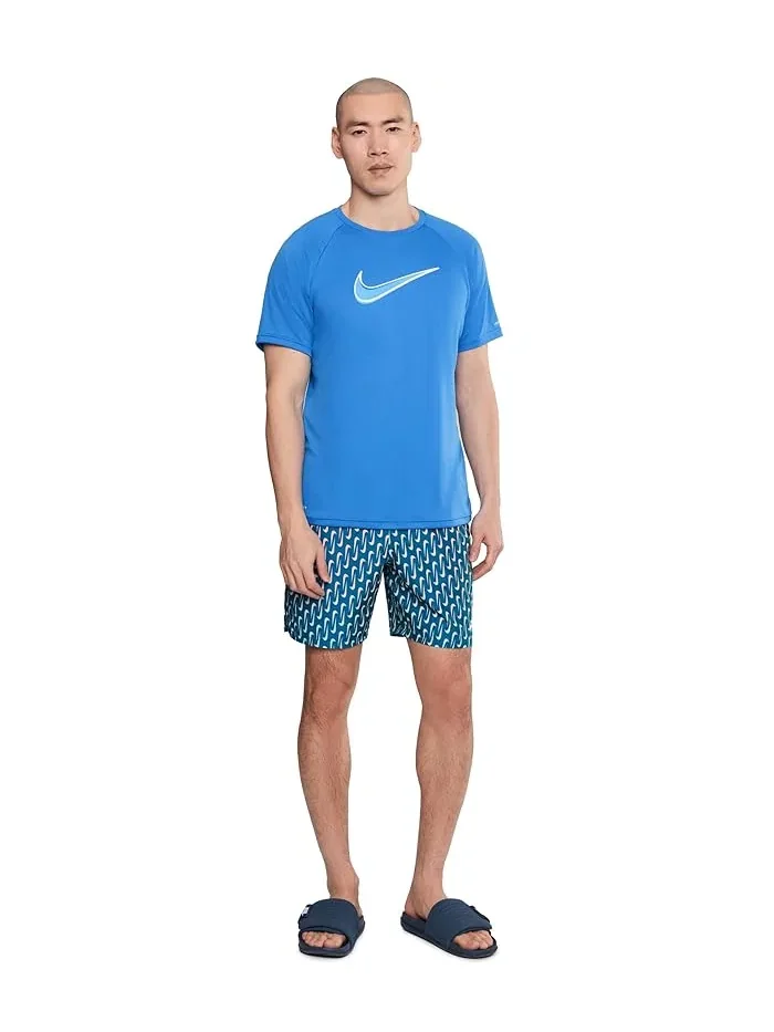 Плавки Nike Breaker Swoosh Link 7" Brief Lined Volley — изображение 2 из 5, зеленый