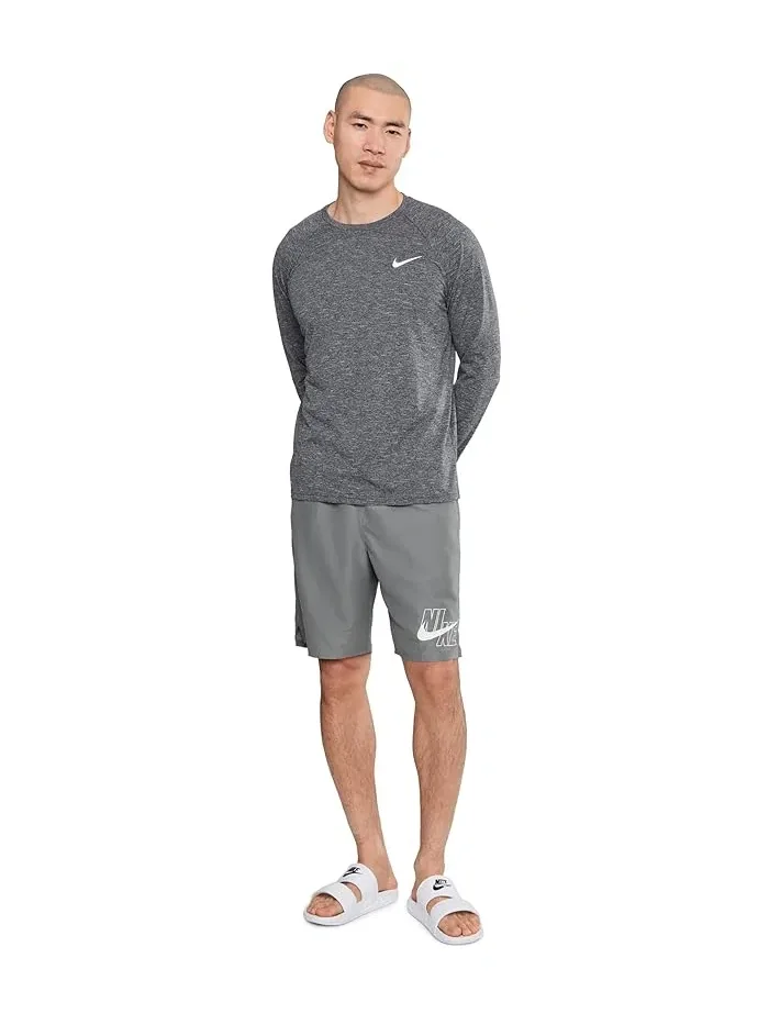Плавки Breaker Logo 9" Volley Nike — изображение 2 из 5, серый