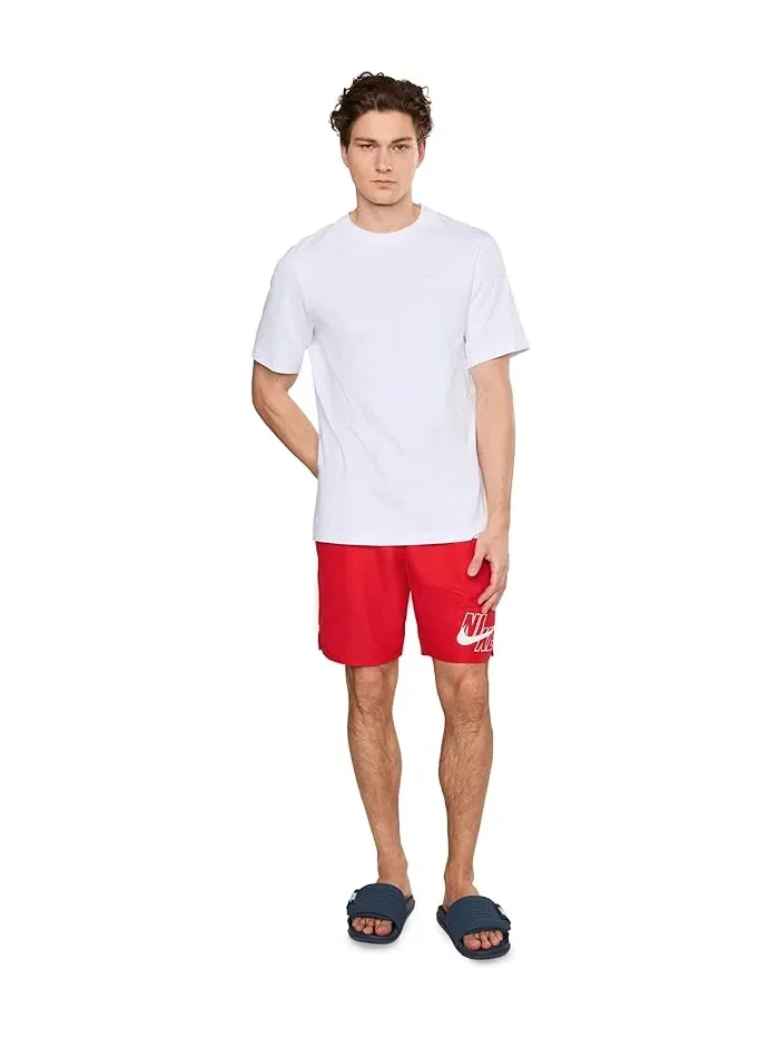 Плавки Breaker Logo 9" Volley Nike — изображение 2 из 5, красный