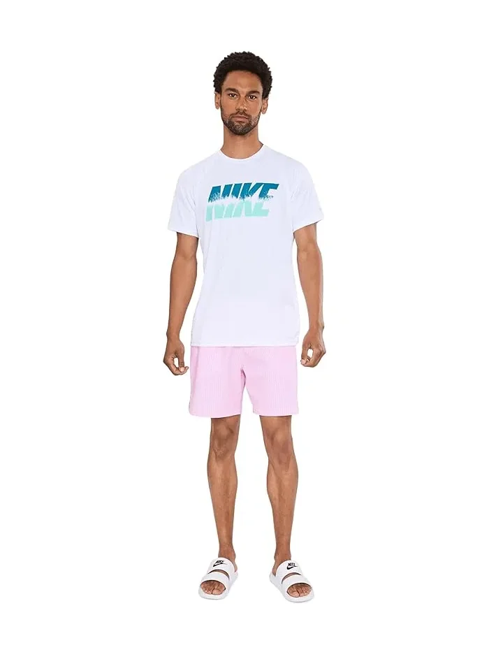 Плавки Nike Volley с рифленой текстурой Breaker Nike — изображение 2 из 5, синий/красный
