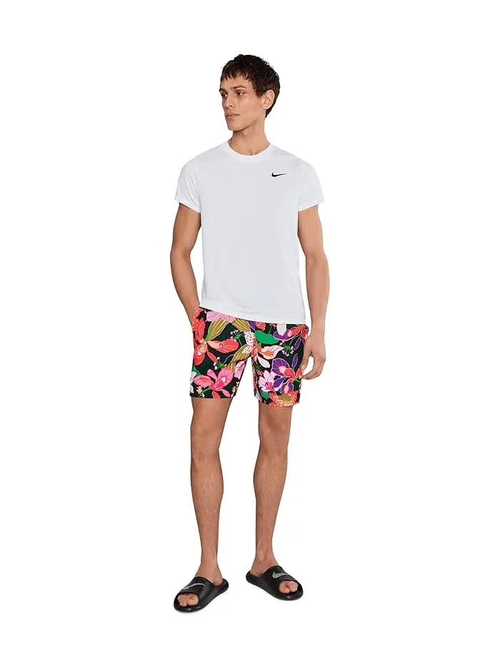 Плавки Nike Breaker Hot House Floral 7" Brief Lined Volley — изображение 2 из 5, черный