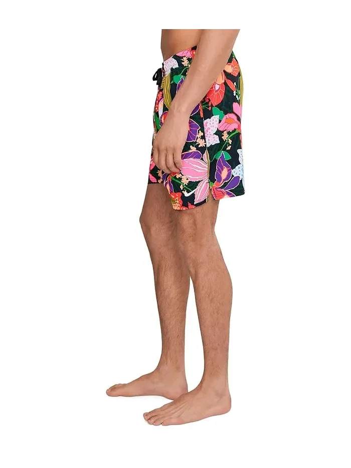 Плавки Nike Breaker Hot House Floral 7" Brief Lined Volley — изображение 3 из 5, черный